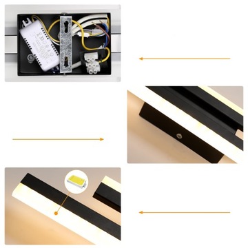 ВНУТРЕННИЙ СВЕТОДИОДНЫЙ НАСТЕННЫЙ СВЕТИЛЬНИК CREATIVE WALL LIGHT LUMINAISE ДЛЯ ЛЕСТНИЧНОГО КОРИДОРА 16 Вт