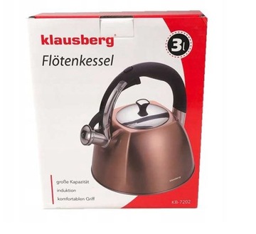 KB-7202 Klausberg - Чайник металлический 3,0 л