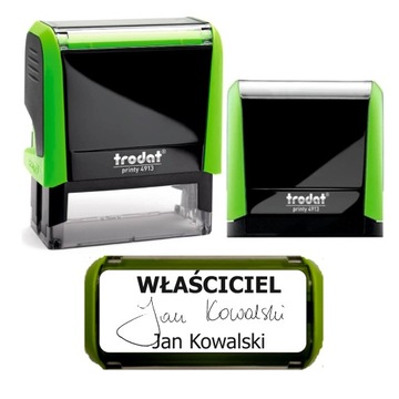 Pieczątka Faksymile z własnoręcznym podpisem Trodat Printy 4913 j.premium