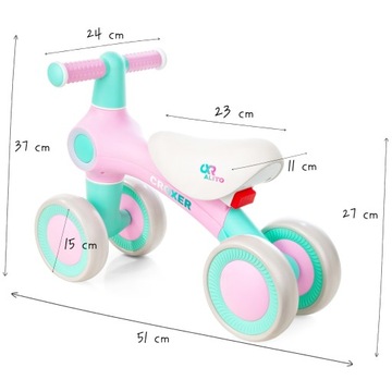 Беговел Croxer Alito Mint/Pink