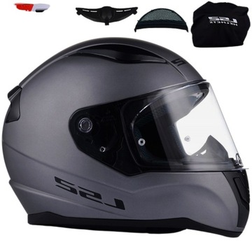 Kask Motocyklowy LS2 Rapid Szary System Pinlock Tytanowy Mat Rozmiar XL
