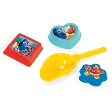 Wader Лопатка і 3 формочки Disney мікс
