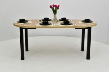 СКАНДИНАВСКИЙ ИНТЕРЬЕР – СТОЛ И 4 ДЕРЕВЯННЫХ СТУЛА