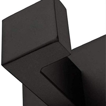 4x самоклеящиеся вешалки для полотенец черного цвета.