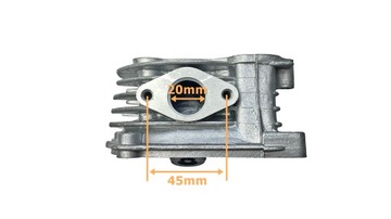 НАБОР ГОЛОВКИ 4T GY6 80CCCM (47мм). С ВЕНТИЛЯЦИОННЫМ - БОЛЬШИЕ КЛАПАНЫ - ANH