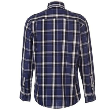 Pierre Cardin koszula męska kobaltowo-czarna S