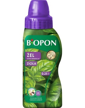 NAWÓZ ŻEL ZIÓŁ MIĘTY OREGANO BAZYLI MELISY SZAŁWII