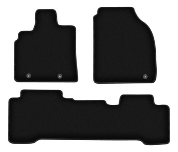 Velurové koberce Basic černé pro: Acura MDX I Suv (2001-2006)