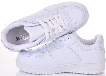 MODNE SPORTOWE BUTY DAMSKIE MIEJSKIE NISKIE SNEAKERSY SKÓRZANE