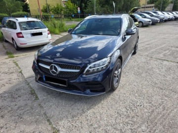 Mercedes Klasa C W205 Kombi Facelifting 2.0 220d 194KM 2019 Mercedes-Benz Klasa C Mercedes-Benz C220 CDI AMG Line Salon Pl Zamiana 2.0, zdjęcie 3