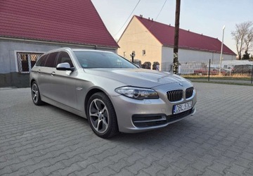 BMW Seria 5 F10-F11 Touring Facelifting 530d 258KM 2014 BMW Seria 5 Lift X-Drive Xenon Skora Kamera HedapUp PodFotele Harman Kardo, zdjęcie 6