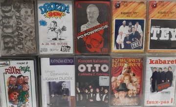 MC Zestaw 10 kaset Kabaret (1) Tey Drozda Dudek