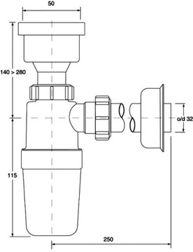 СИФОН ДЛЯ ПИСУСУСА ВЫСОКОГО КАЧЕСТВА