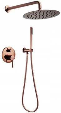 Zestaw Natryskowy Lungo ROSE GOLD Podtynkowy - REA