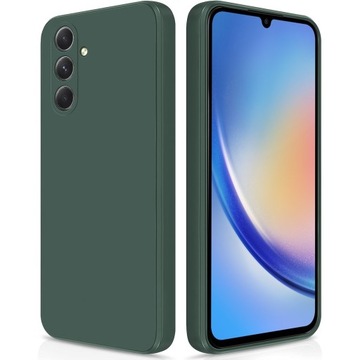 ЦВЕТНОЙ МЯГКИЙ МАТОВЫЙ ЧЕХОЛ для SAMSUNG GALAXY A15 5G/4G + ЗАКАЛЕННОЕ СТЕКЛО |