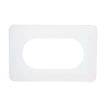 Osłona ściany pod włącznik podwójna OSX-220 Biały