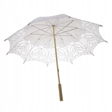 Koronka ślubna Kwiat Parasol Koronka ślubna Słońce