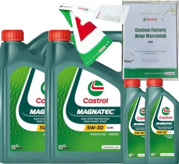 CASTROL MAGNATEC 5W30 A3/B4 10L VW 502 00 / 505 00 + ZAWIESZKA