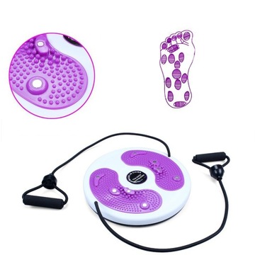 ВРАЩАЮЩИЙСЯ TWISTER TWIST ДИСК НА ПОЯСИИ С ВЕРЕВКОЙ, НАГРУЗКА 120 КГ ФИОЛЕТОВЫЙ