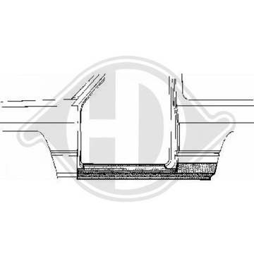 PRÓG DRZWIOWY DO SUZUKI SJ410/413/SAMURAI/SANTANA