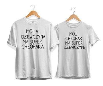 Koszulki dla Chłopaka i dziewczyny, Prezent dla Pary, Koszulki dla Par