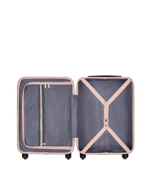 Walizka Kabinowa Podróżna Na Kółkach Twarda PUCCINI Różowa ABS028C-3C