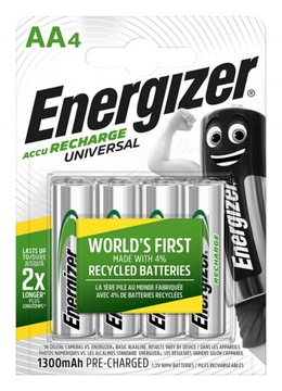Akumulator Universal AA HR6 1,2V 1300mAh 4szt