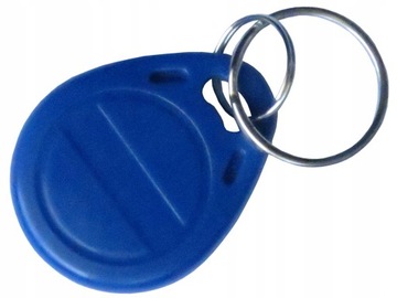 Brelok TAG RFID Unique 125kHz T5577 EM4305 programowalny niebieski 1 sztuka