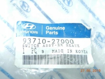 9371027000, Schalter Hitzung Fenster HYUNDAI TIBURON -01 / 9371027000 | thumb 2