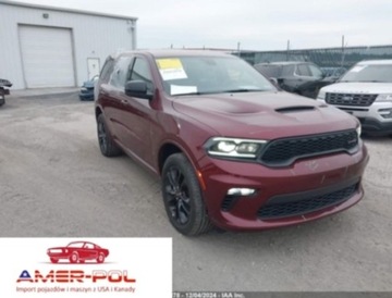 Dodge Durango III 3.6 V6 294KM 2022 Dodge Durango 2022 DODGE DURANGO GT AWD 3.6 Benzyna 295KM