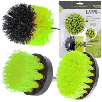 ZESTAW SZCZOTEK NA WIERTARKĘ, 3 SZT.