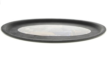 Поднос пластиковый 20х28см, овальный, противоскользящий.