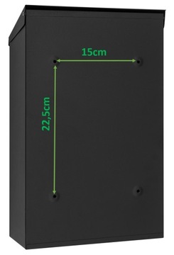 ЧЕРНЫЙ ПОЧТОВЫЙ ЯЩИК + ПРАКТИЧНЫЙ ПОДАРОК