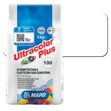 MAPEI Fuga Ultracolor Plus 100 Biały 5kg/op. ( 6010045APL )