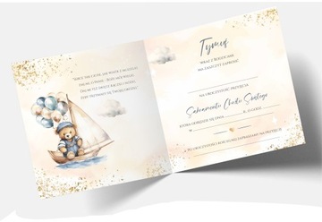 Приглашение к священному крещению + конверт + имя ребенка + Экспресс + качество