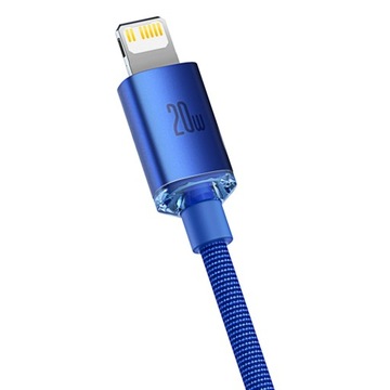 КАБЕЛЬ BASEUS USB-C — LIGHTNING 20 Вт, 2 м, БЫСТРЫЙ, МОЩНЫЙ, КАЧЕСТВЕННЫЙ + СТИЛУС