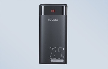 ЗАРЯДНОЕ УСТРОЙСТВО ROMOSS POWERBANK 20000 МАЧ PD QC 22,5 Вт 2X USB-C USB-A POWER BANK