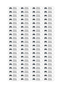 Именные наклейки, школа, имя, фамилия, 80 шт.