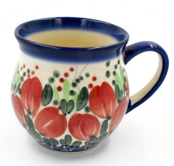 CERAMIKA KUBEK 375ML CERAMIKA STYL BOLESŁAWIEC