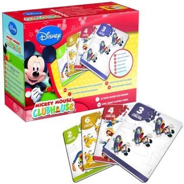 ZABAWKI DLA DZIECI GRY KARCIANE DUŻE KARTY DISNEY