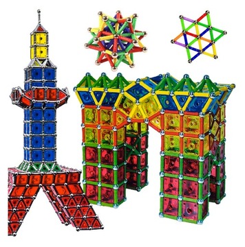 ТВОРЧЕСКИЕ ОБРАЗОВАТЕЛЬНЫЕ МАГНИТНЫЕ БЛОКИ 138 ЭЛЕМЕНТОВ.