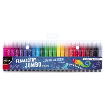 FLAMASTRY JUMBO KIDEA 24 KOLORY