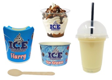 Стаканчики для мороженого Flurry, складные бумажные, 200 шт.