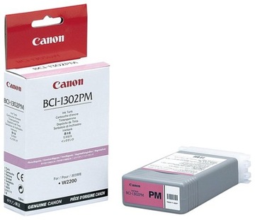 ORYGINAŁ TUSZ CANON W2200 BCI-1302PM PHOTO MAGENTA