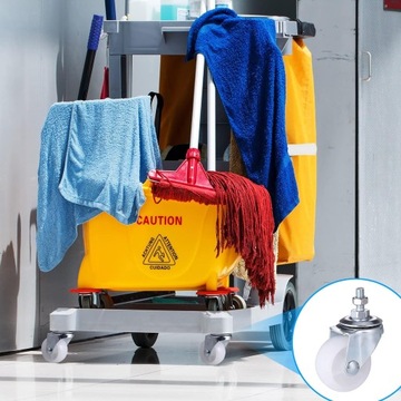 8x САМОПОСТАВИВАЮЩИХСЯ КОЛЕСА 50 мм с гайками и шпонкой. КОМПЛЕКТ КОЛЕС