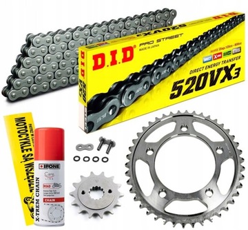 ZESTAW NAPĘD-OWY DID X-RING JT YAMAHA WR 125 99-01