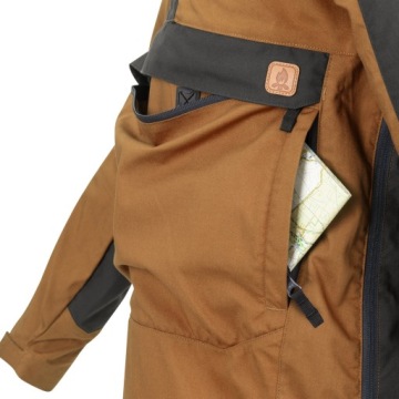 Куртка Helikon-Tex Anorak Woodsman, коричнево-черная, размер XL