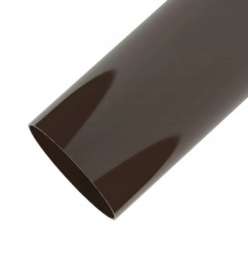 GAMRAT PVC RURA 90 mm 1M BRĄZ 8019 system 125/90