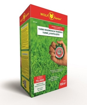 Trawa mieszanka traw Turbo regenneracja Wolf Garten 100 m² 2 kg