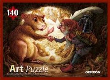 Puzzle 140 elementów - Spotkanie chomika /Pozostal